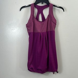 Old Navy purple activewear loose fitting tank top women’s size S